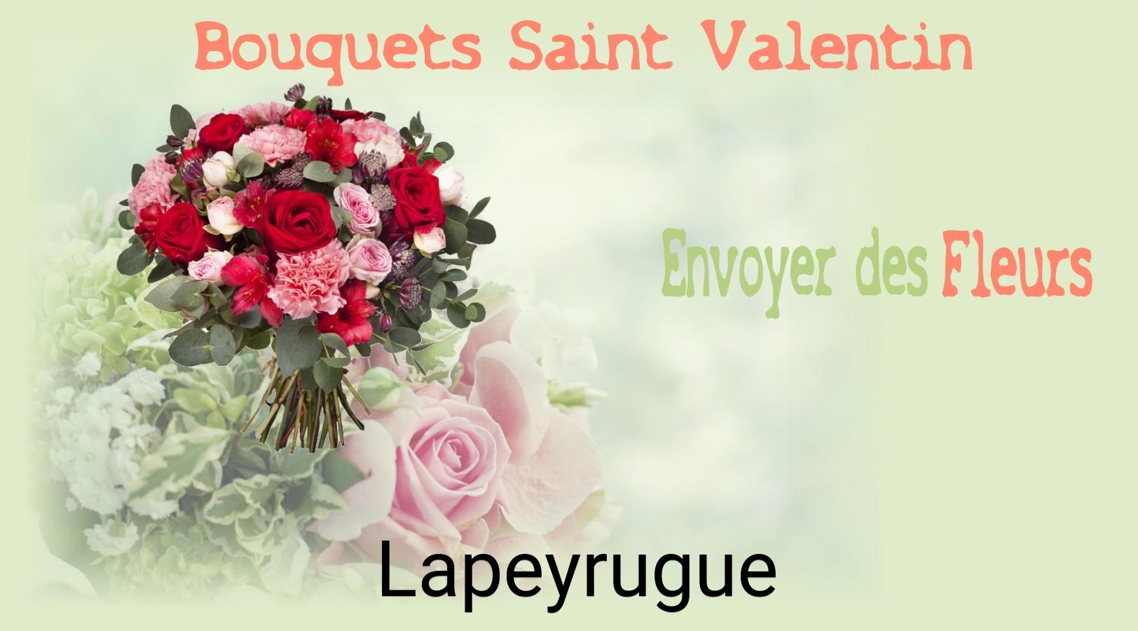 Roses de Saint-Valentin livrées à Lapeyrugue